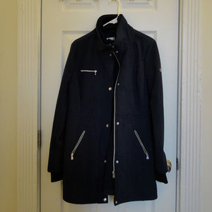 Jessica Simpson Dark Blue Raincoat in Women
